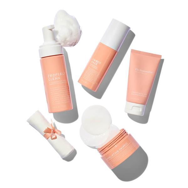 Custom Logo Daily Essentials Mini Bundle Turmeric Vitamin Facial Skin Care Set