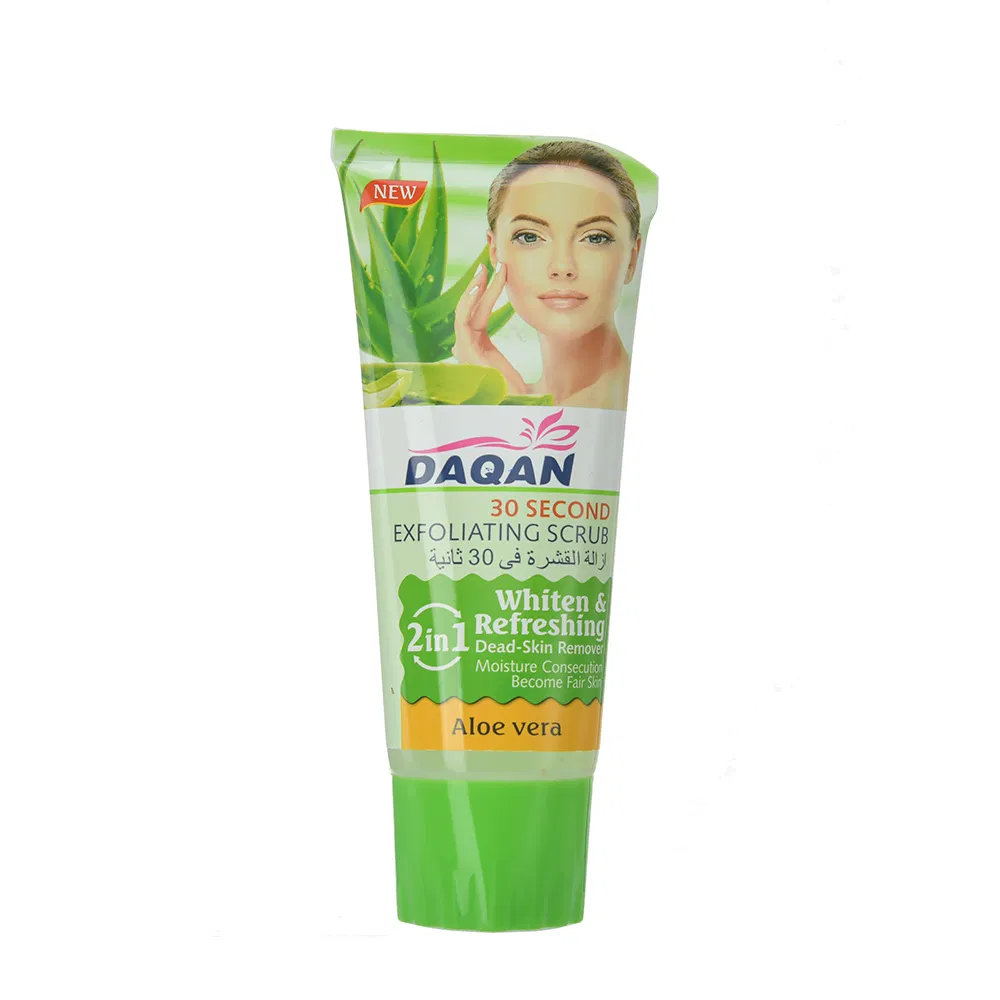 Hot Sale Daqan Aloe Vera Facial Body Scrub Whiten & Refreshing Exfoliating Gel