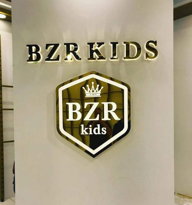 Custom Backlit Sign Pernolized Sign Custom Metal Signage Backlit Logo Signs
