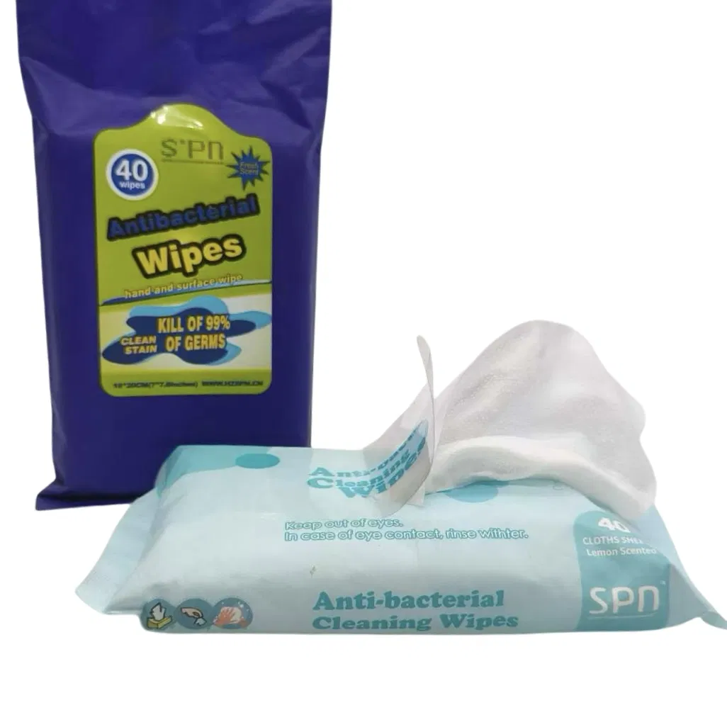 Wet Wipes Custom OEM Antiseptic Antibacterial Disinfectant Cleaning 75 Alcohol Wipes Free Sample Single Pack Adults Household - Customized for Your Cleaning Nee
