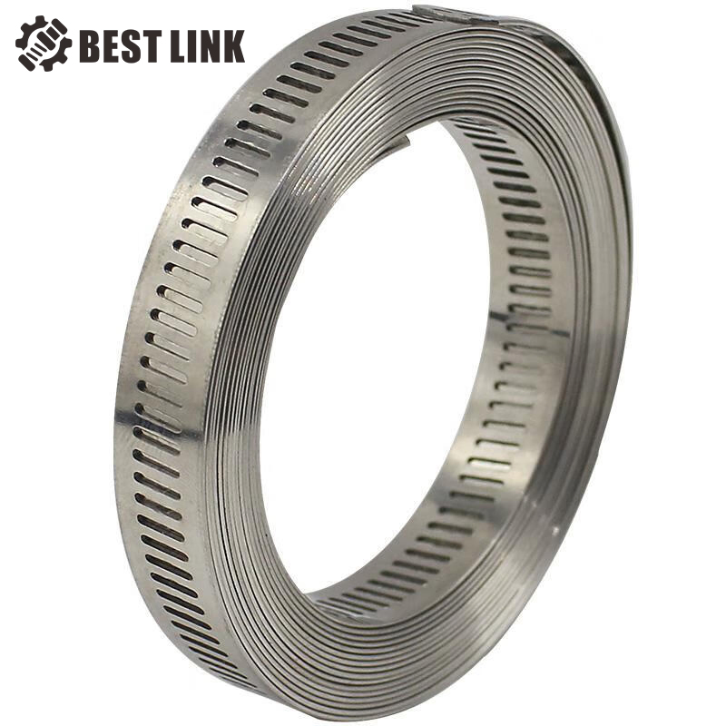 18-32mm Bandwidth (0.69"-1.25") American Hose Clamp for Automobile, Adjustable Range 40-60mm