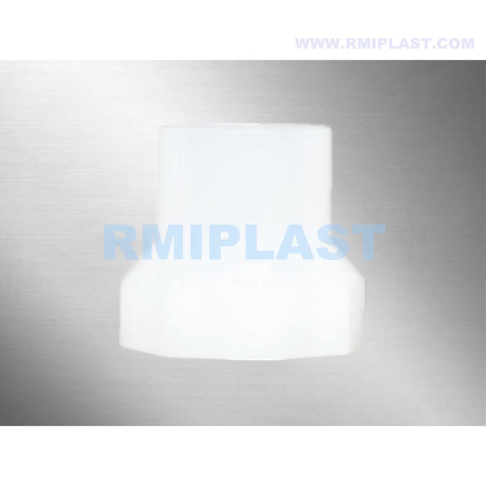PVDF Equal Tee of Butt Welding ISO Pn16 Plastic Pipe Fittings White Three Way Tee for Pure Water