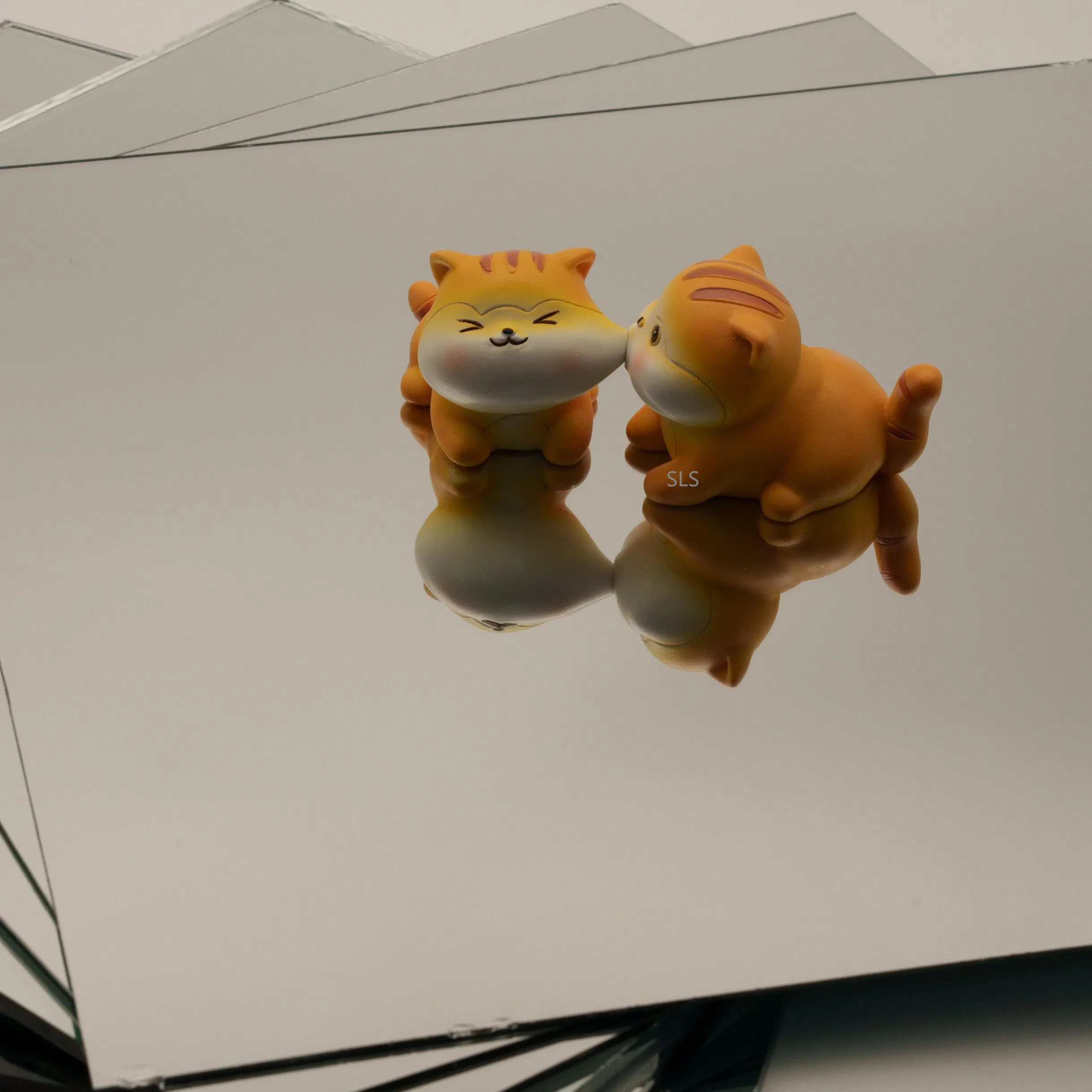 1-6mm Single-Coated Aluminum Mirror Glass - Transparent Float Glass Suitable for Wardrobe Doors