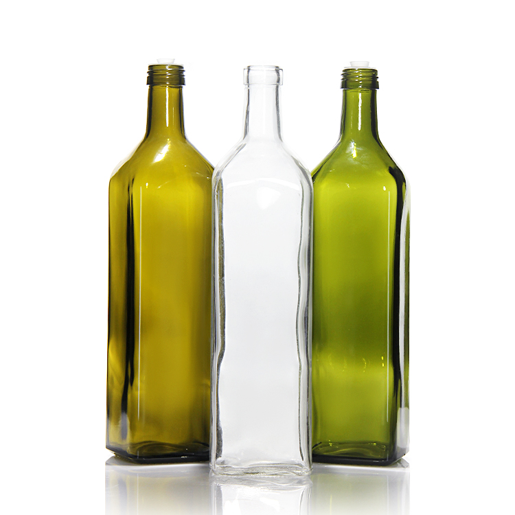 Wholesale 16oz 500ml Anti-Leak Glass Food Olive Oil Bottles for Cooking