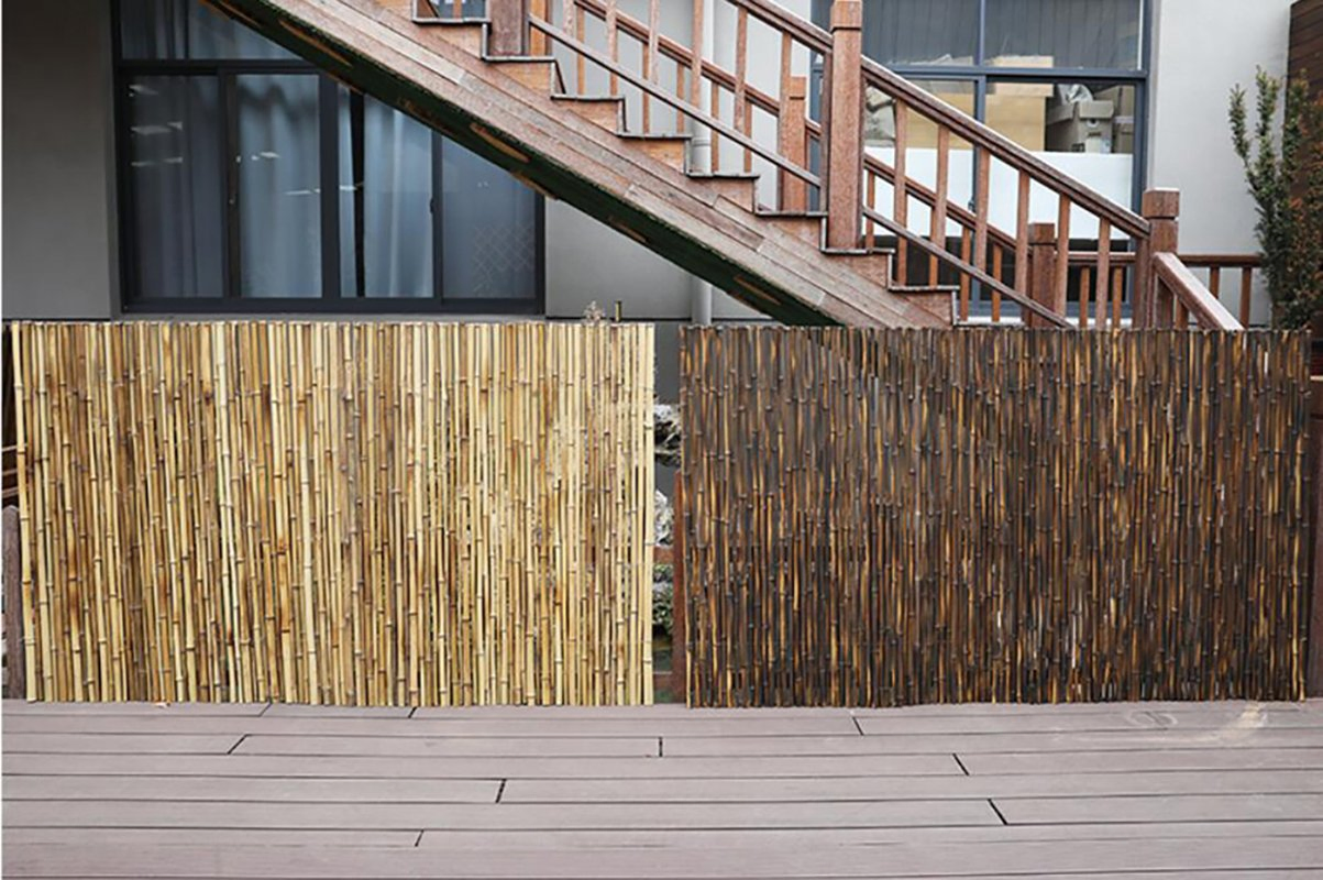 Chinese Factory Selling Bamboo Screen Fencing Panels Bamboo Poles for Planting