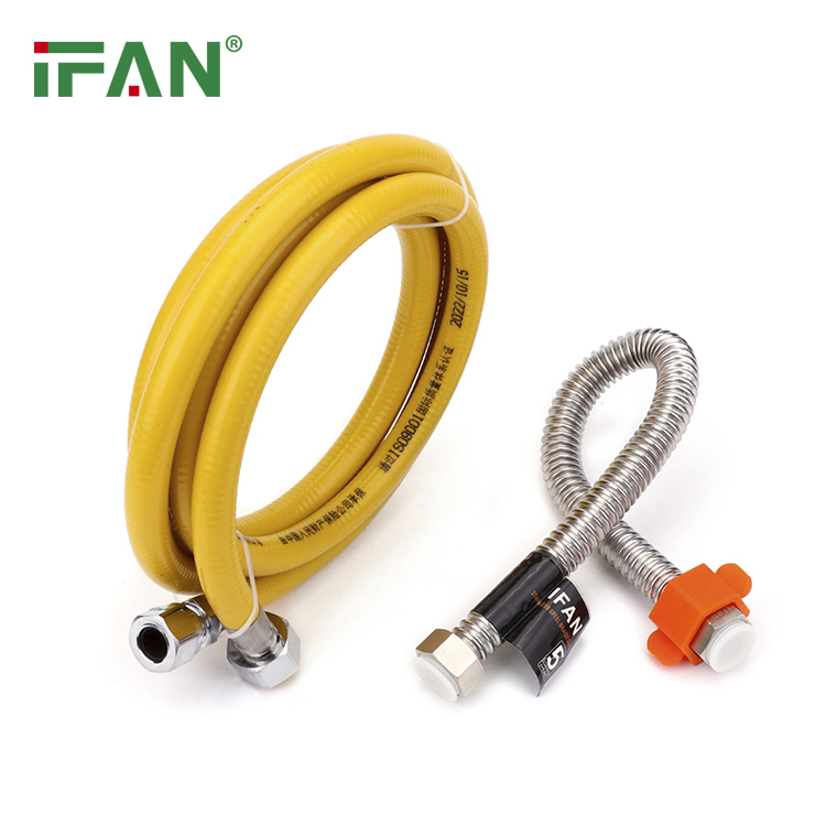 Ifan High Pressure 30-60cm Stainless Steel Braided Hose Flexible ASTM A312 Hose Braided