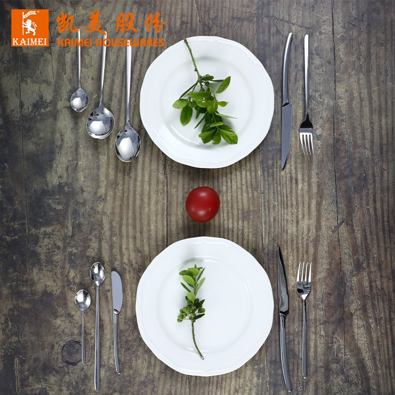 Hotel 4PCS Gold Plated Stainless Steel Gold Cutlery Sets for Wedding Restaurant Festival
