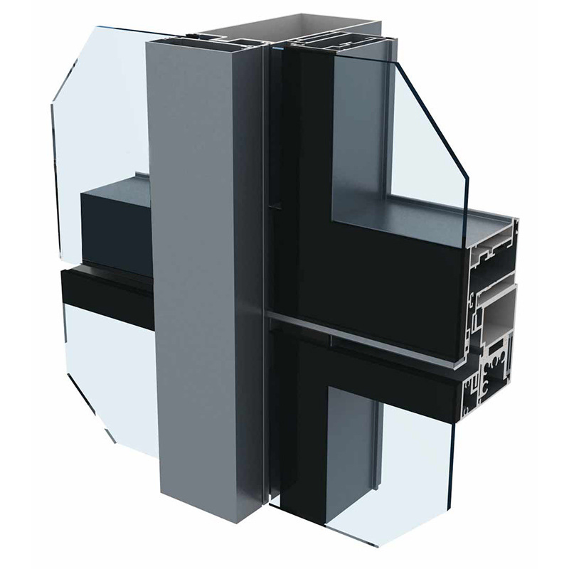 6063 Alloy Aluminum Curtain Wall Profile with High Quality