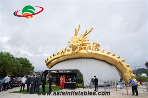 Large Dragon Air Dome Inflatable Structures Inflatable Tent for Opening Event