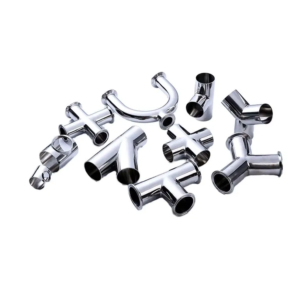 Customize 304/316L Stainless Steel Seamless Tee Pipe Fitting Design