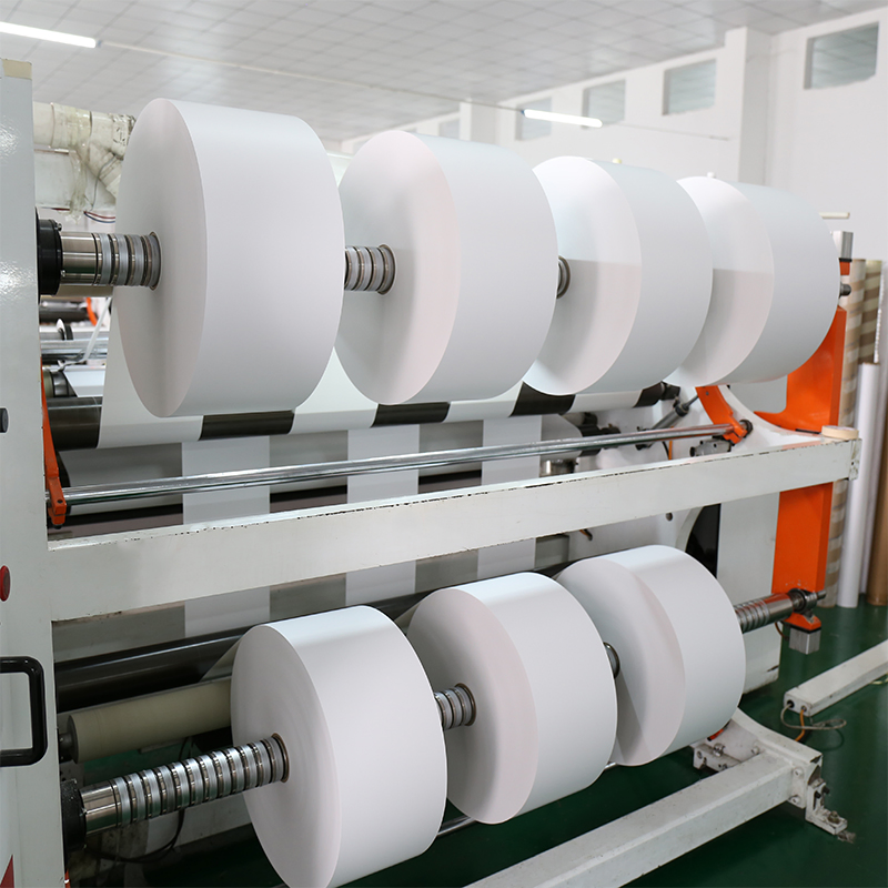 China Wholesale Double-Sided Printing Coated Pet BOPP Adhesive Material Label Sticker Jumbo Roll