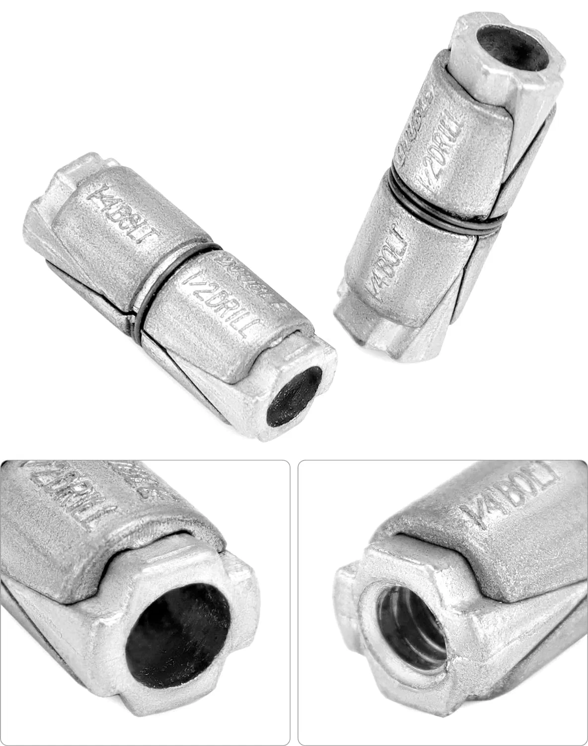 Zinc Alloy Double Expansion Gecko Anchor Bolt Fastener Expansion Screw