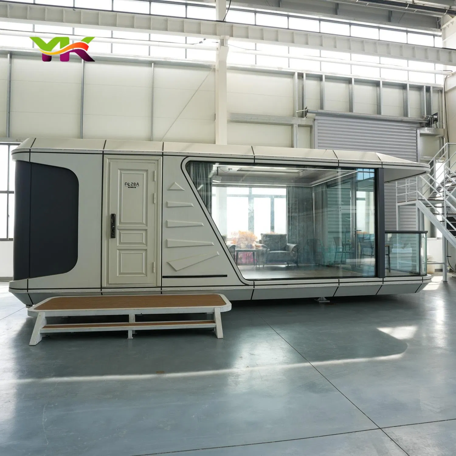 Fast Installation Modern Luxury Space Capsule House Pricemodular Capsule Prefab House Mobile Tiny House 40FT Container Home Prefabricated Apple Cabin Factory