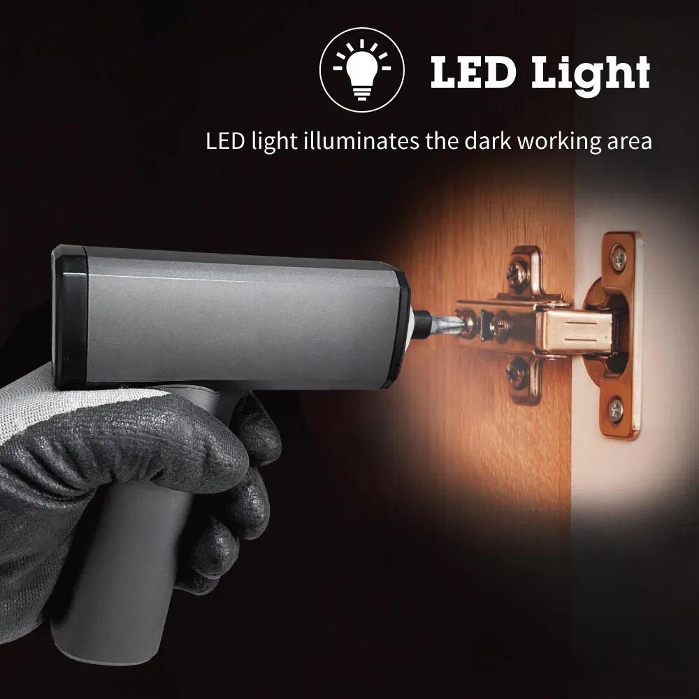 Kcs635b Rechargeable 3.6V Lithium Battery Cordless Screwdriver with LED Light and USB-C Charging