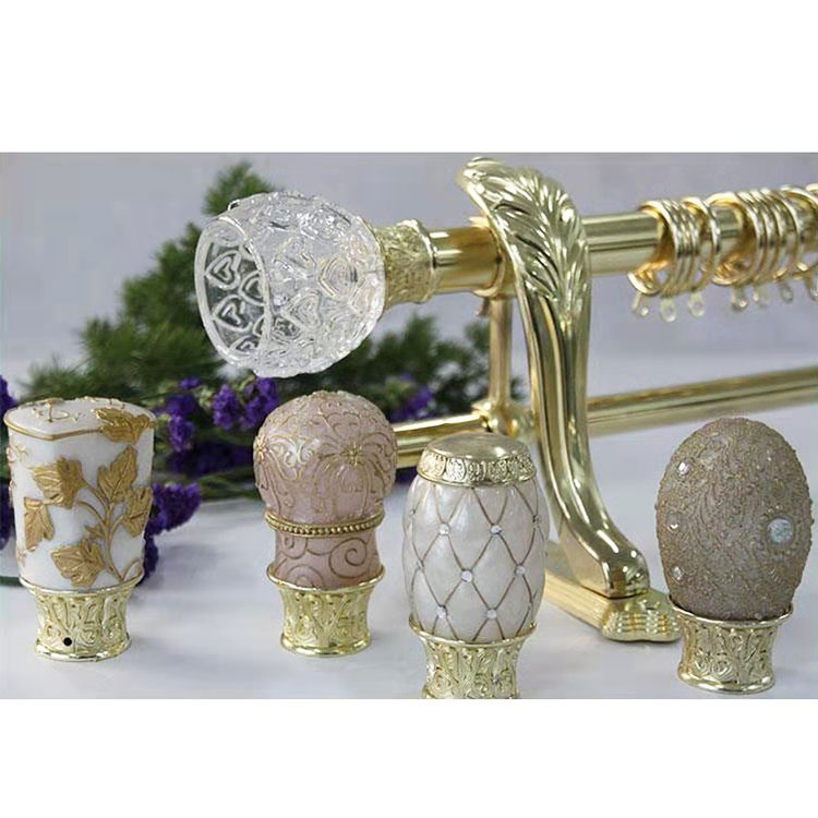 Luxury Double Shower Bracket Curtain Accessories Adjustable Curtain Rod
