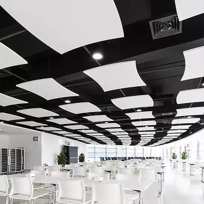 Modern Acoustic Fiberglass Ceiling Tiles for Sound Absorption