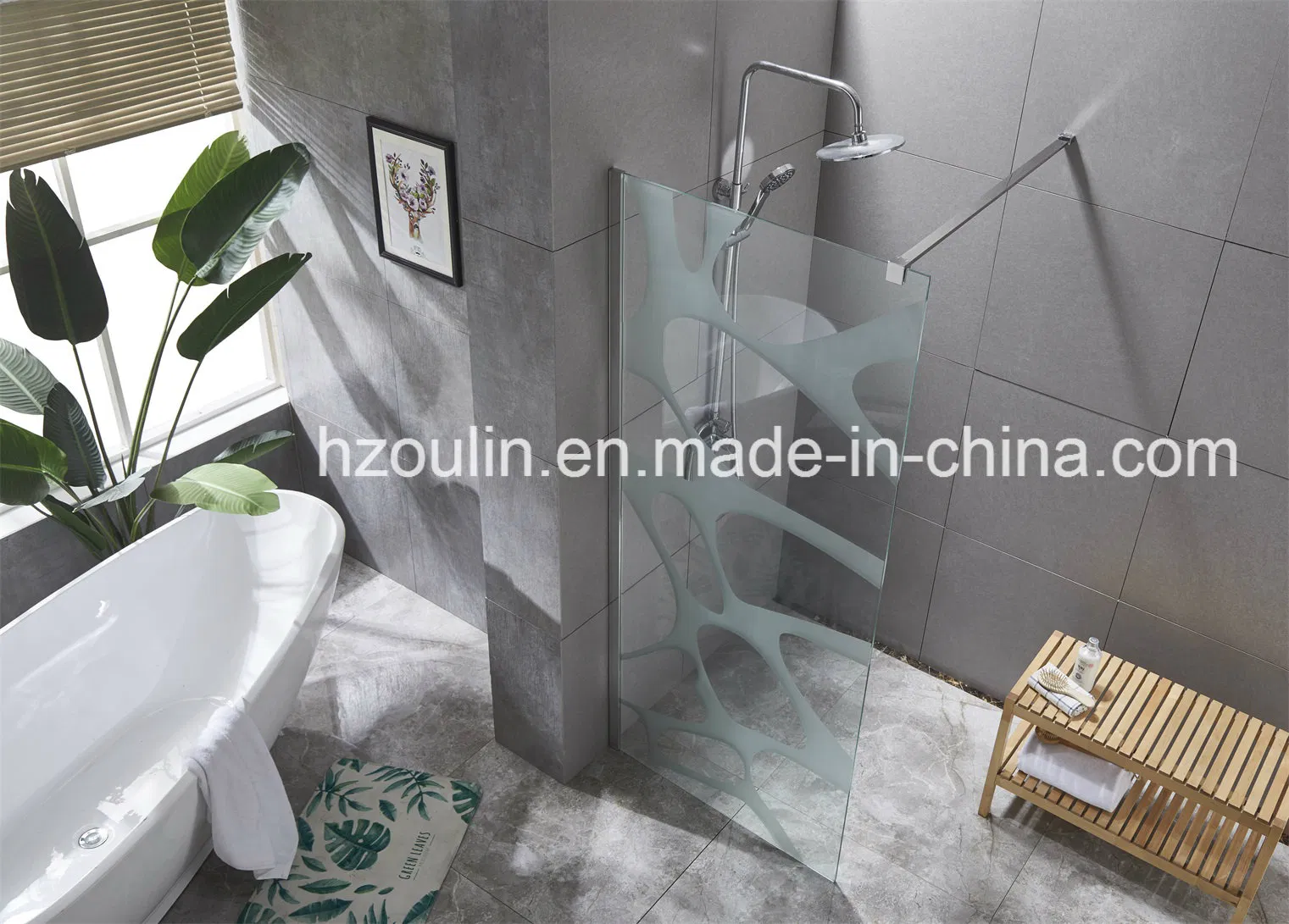 Walk in with Shaped Pattern