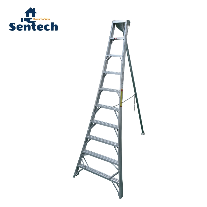 Pupolar in Chile 10f ANSI Aluminum Fruit Picking up Orchard Ladder for Gardening