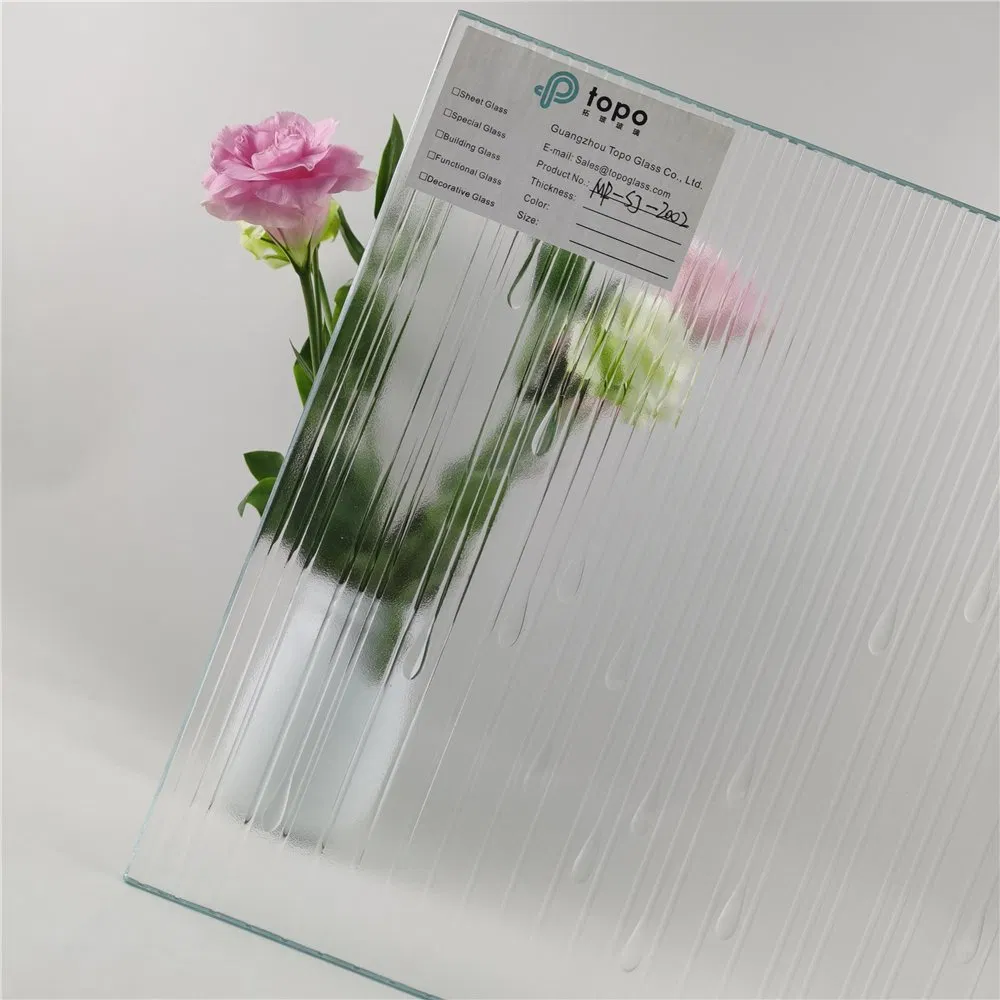 6mm/8mm/10mm/12mm15mm/19mm Stylish and Beautiful Fusedpattern Glass for Bathroom Decoration Glass (MR-SJ-2002)
