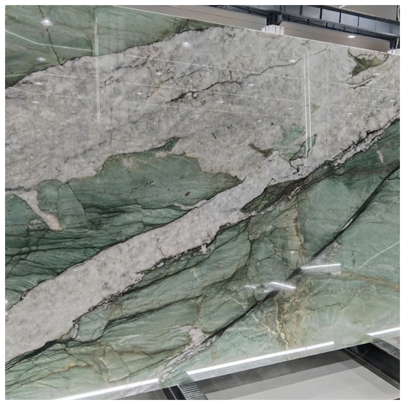 Brazilian Fuchsite Crystal Green Quartzite Slabs