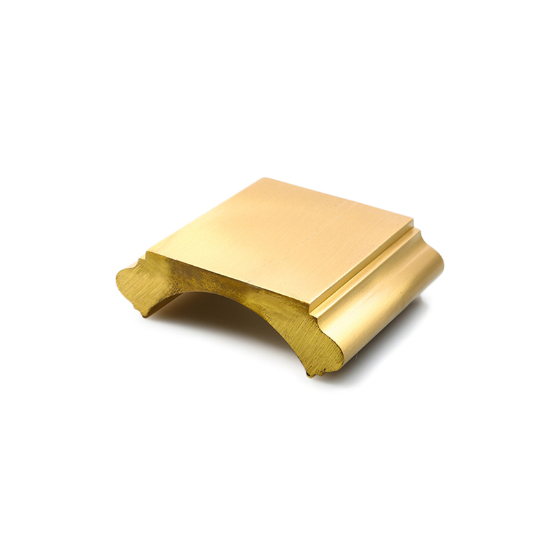 Modern Luxury Copper Stair Railings Advanced Villa Indoor Household Brass Profile Indoor Brass Profile