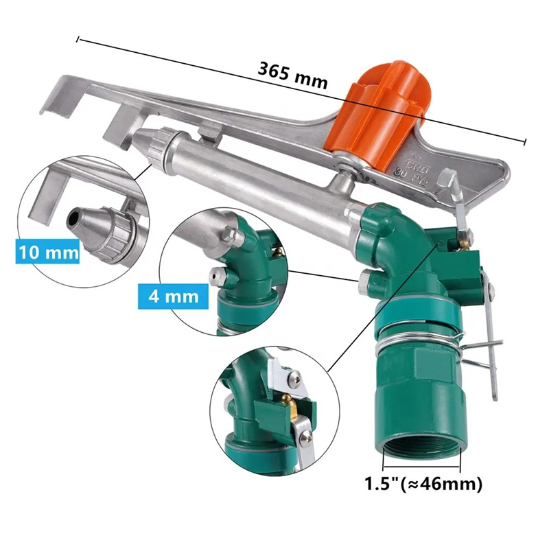 360 Rotation Auto Irrigation System Garden Lawn Sprinkler Patio Save Water