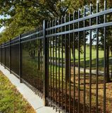 China Galvanized Steel Picket Metal Panel Iron Wire Mesh Fence Steel Spear Fence