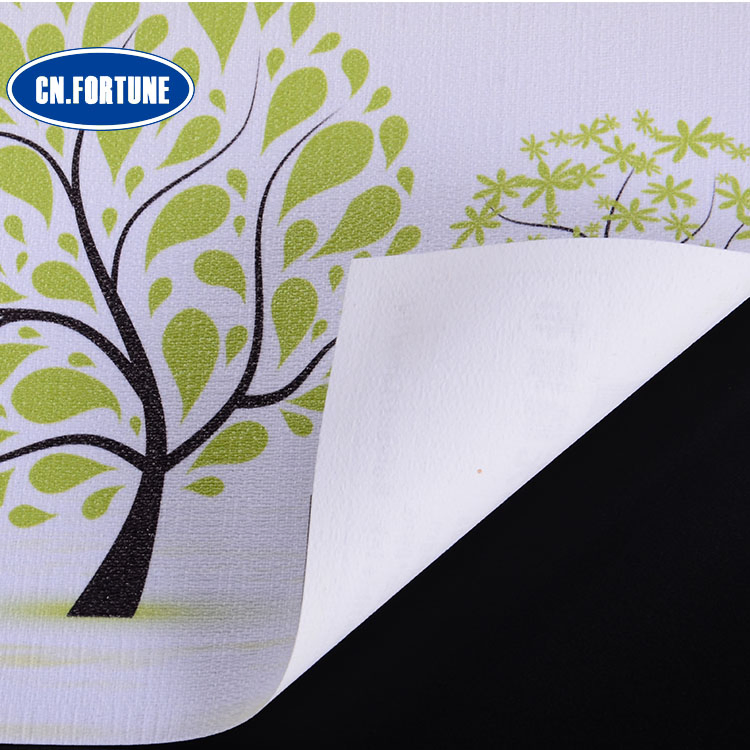 Imported Imitation Linen Type Customizable Printing Wall Paper Fabric for Bedroom Decorate