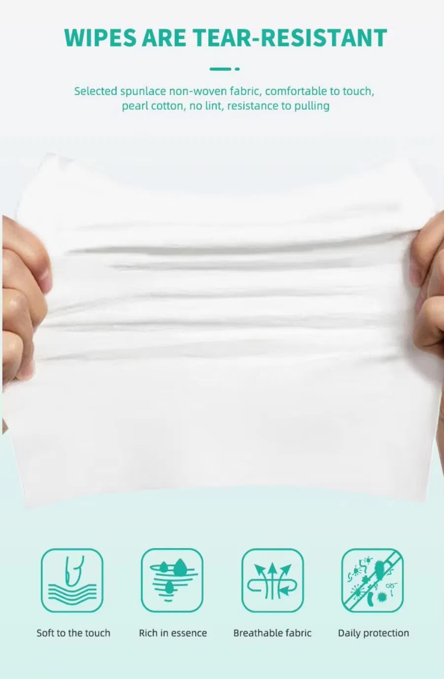 Non Woven Wet Wipes Economic Product Baby Adult in Bulk Best Tissue