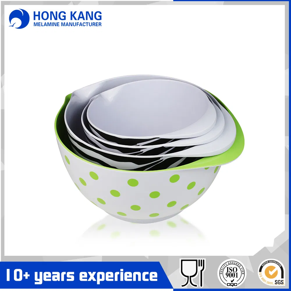 Durable Use Unicolor Melamine Food Container Salad Noodle Bowl