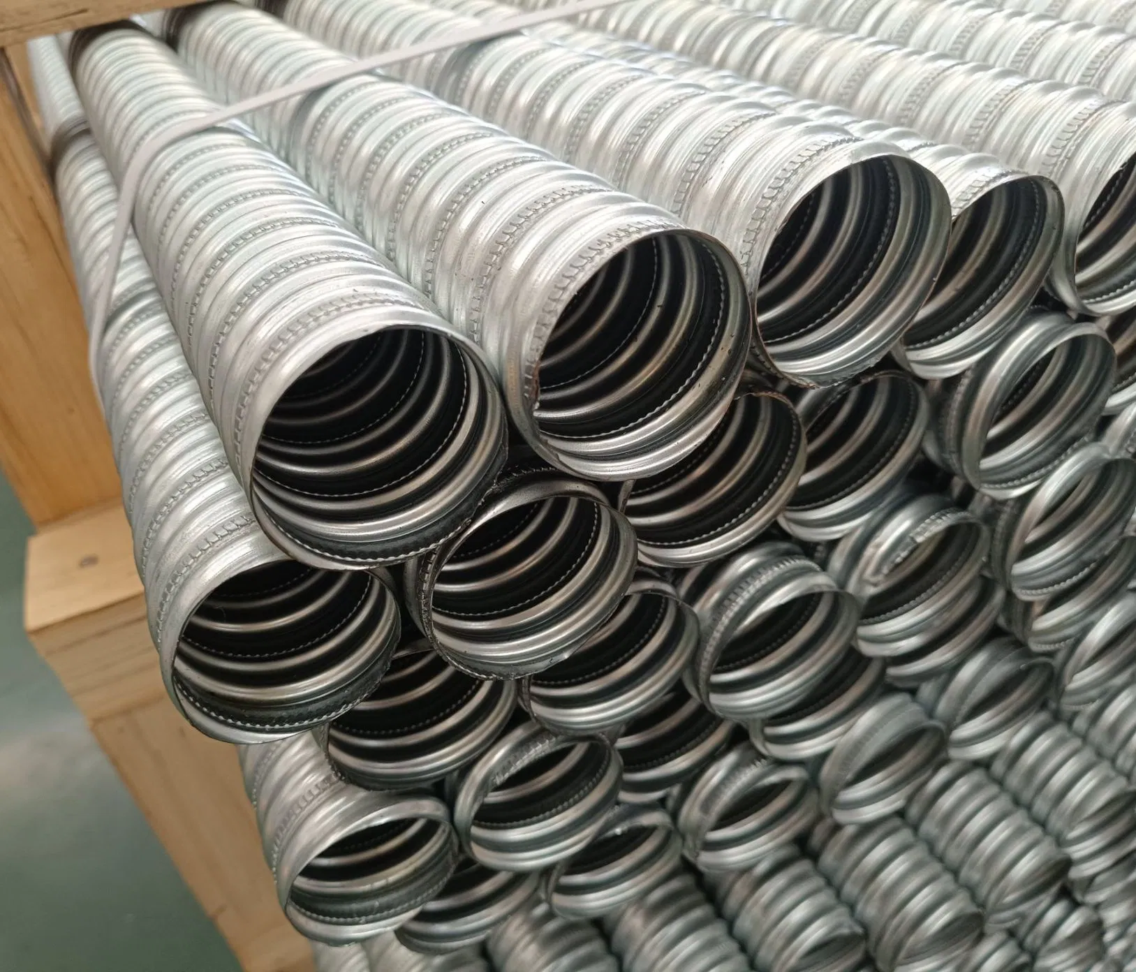 85mm Galvanized Prestressed Corrugated Metal Pipe for Bridges and Buildings
