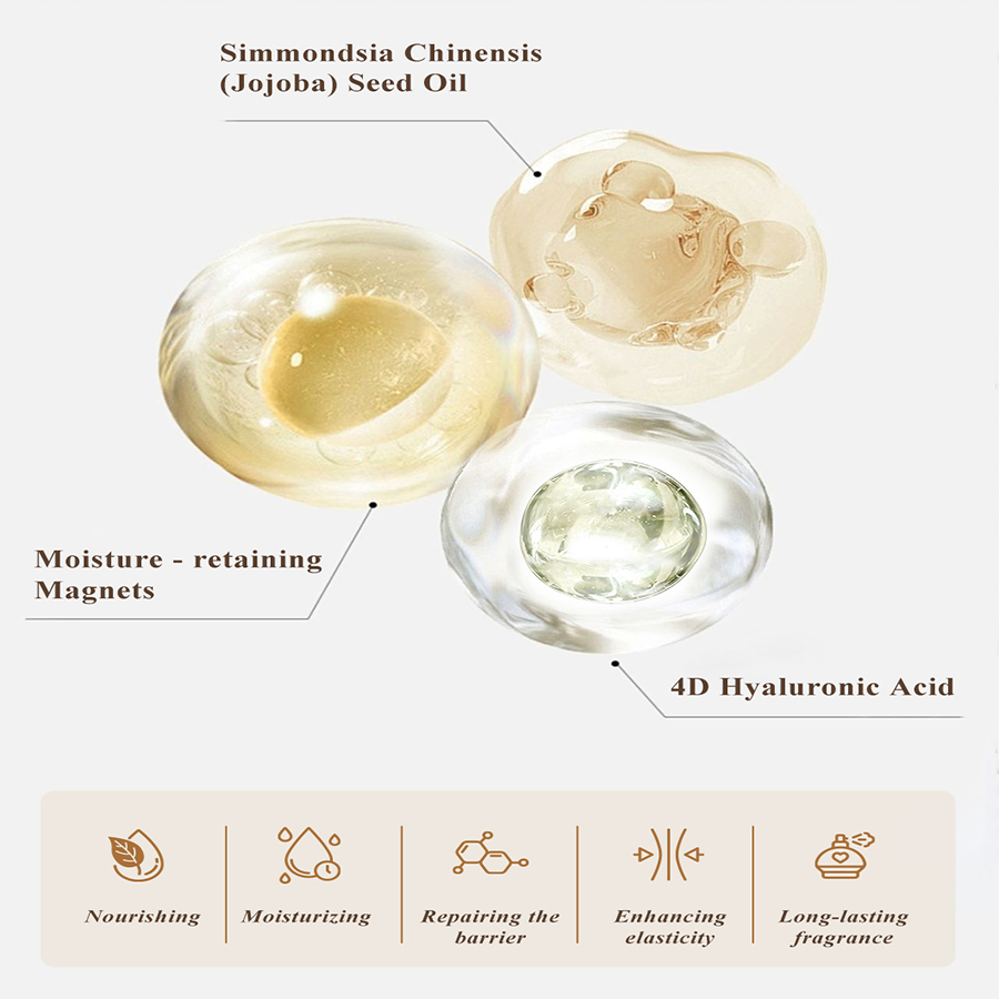 Triple Seed Oil Body Lotion with Dreamy Fragrance for Deep Hydration and Anti Aging