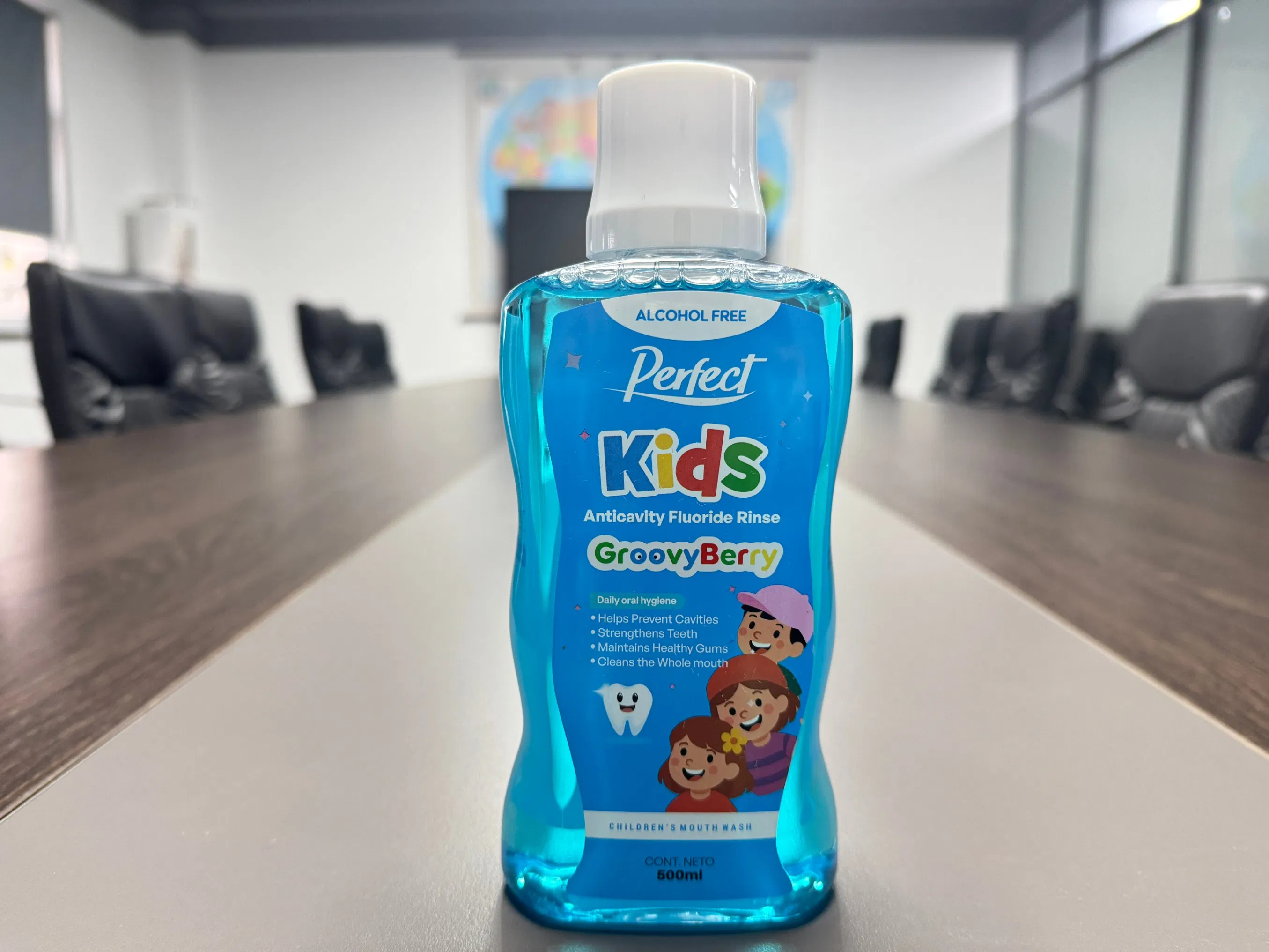 Logo OEM Customize 500ml Private Kids Fruit Mouthwash
