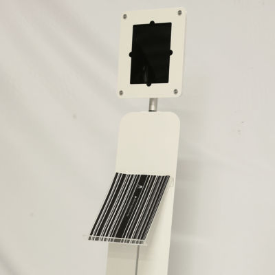 High Quality Floor-Standing Tablet Bracket with Italian Design Matching Booth Promotion Table