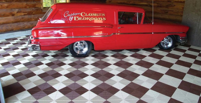 Плитка для пола гаража Modula 400x400 с замковым соединением