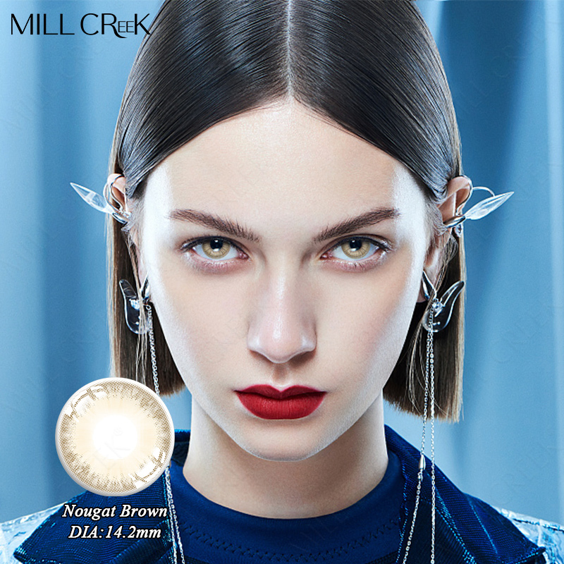 Beautylens Nougat Prescription Colored Contact Lenses Wholesale Natural Brown Color Contact Lens