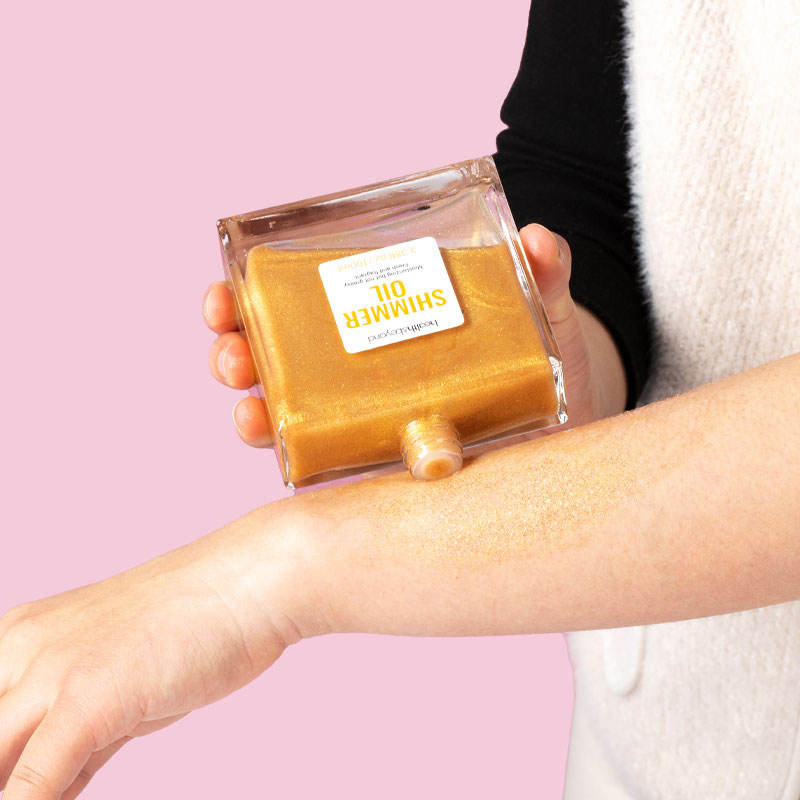 Private Label 100ml Glitter Liquid Spray Super Glow Shimmer Body Oil