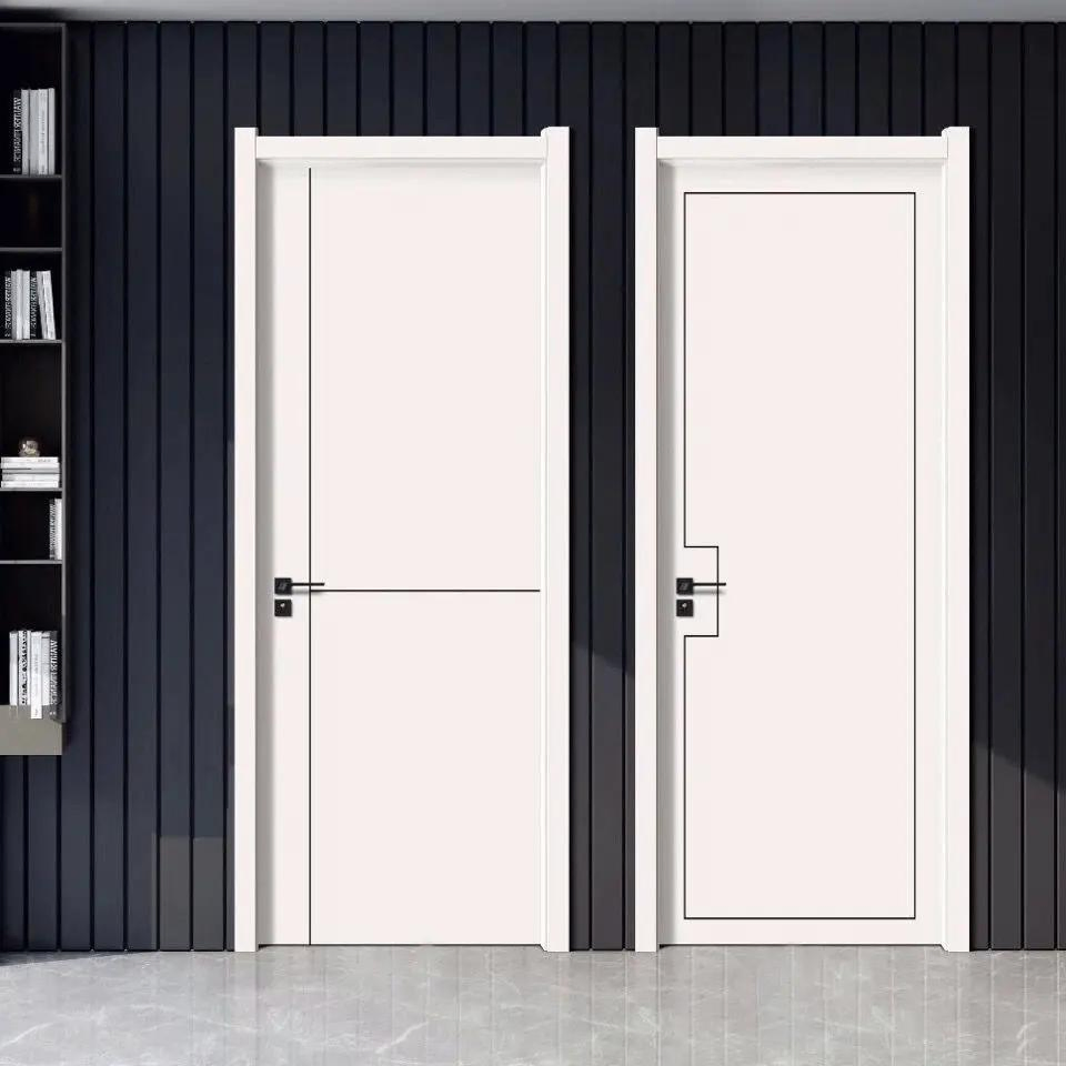 Wood Plastic Composite Door Wooden Panel WPC Door