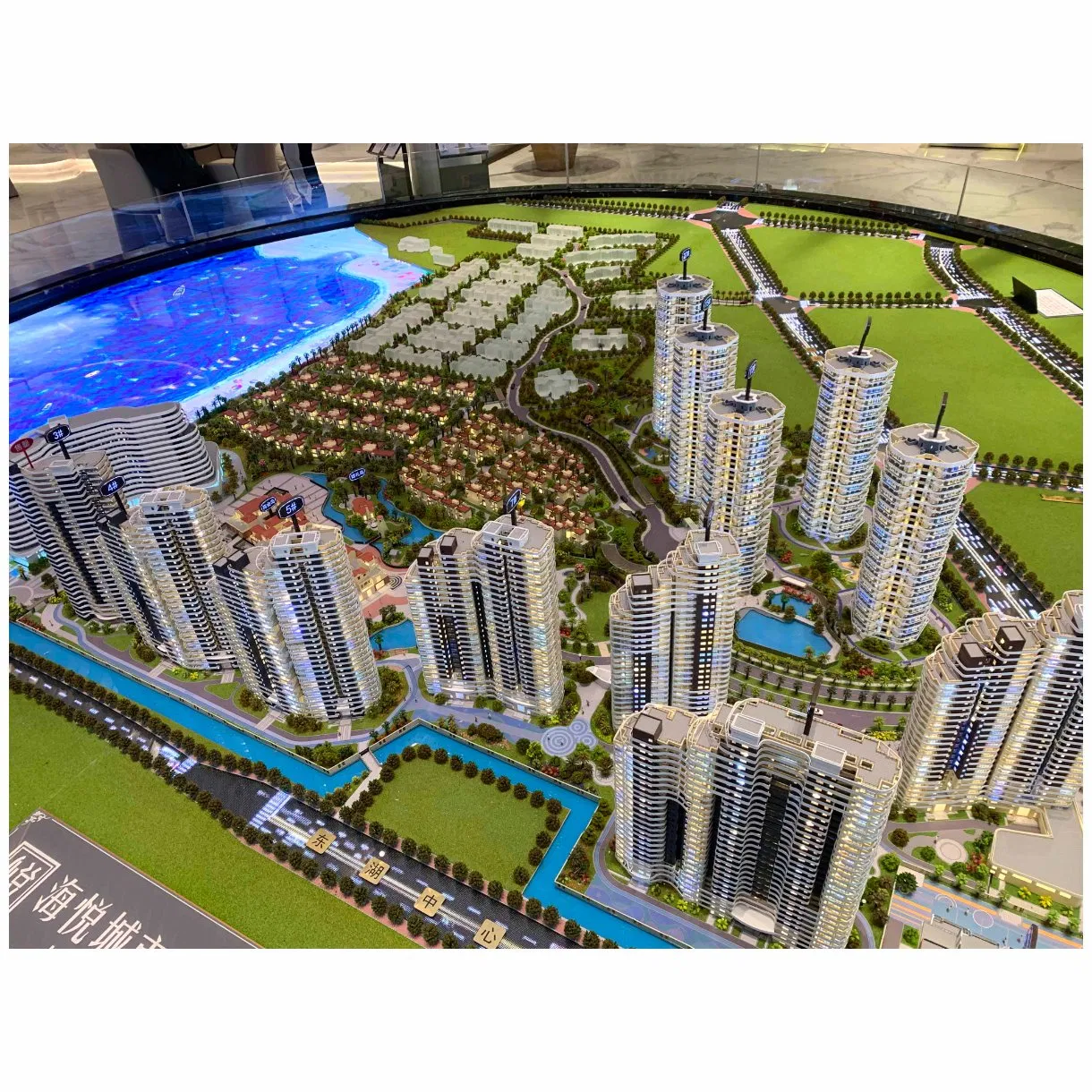 3D High-Quality Urban Residential Professional Planning and Architectural Model