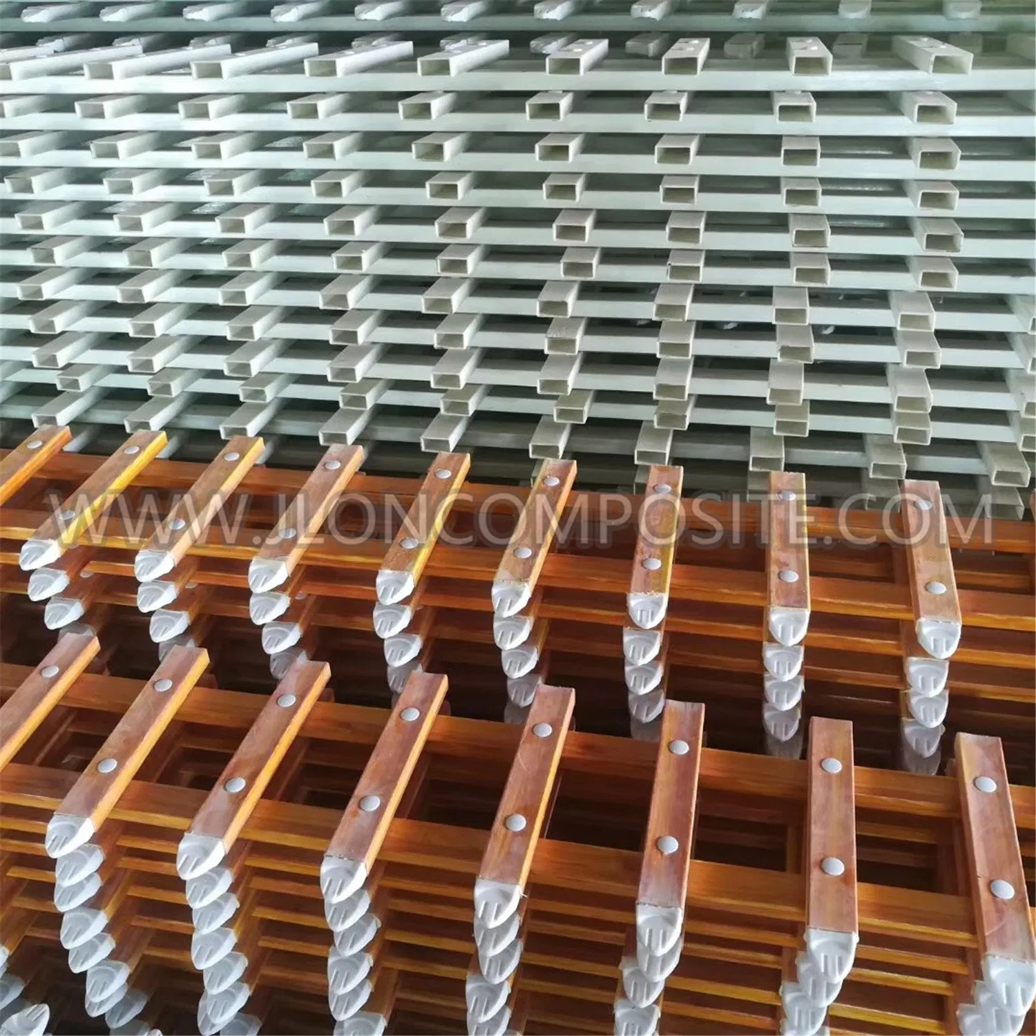 Color Polyester Veil with Wood Pattern for FRP Profile Pultrusion Process