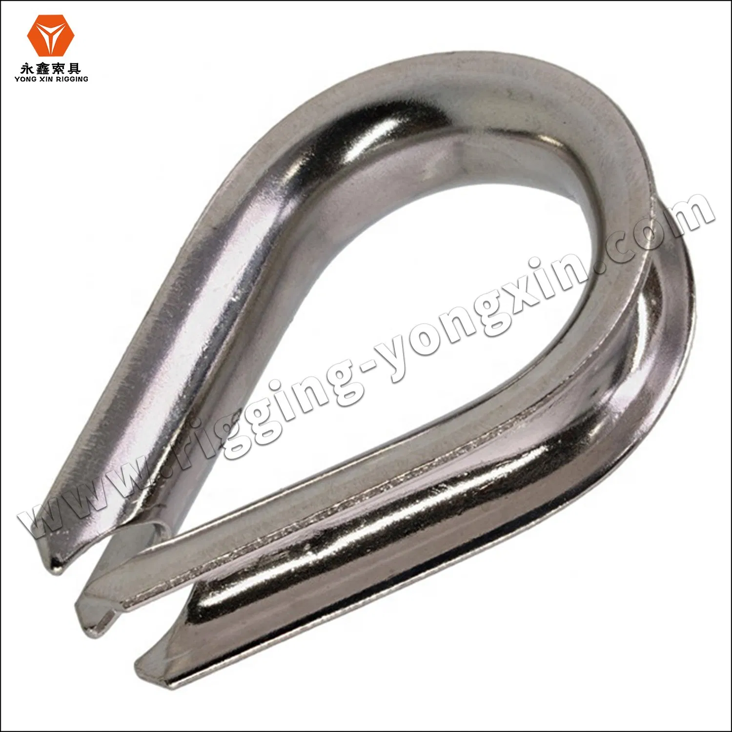 AISI304/316 Stainless Steel Cable Thimble European Standard High Polished Wire Rope Thimble