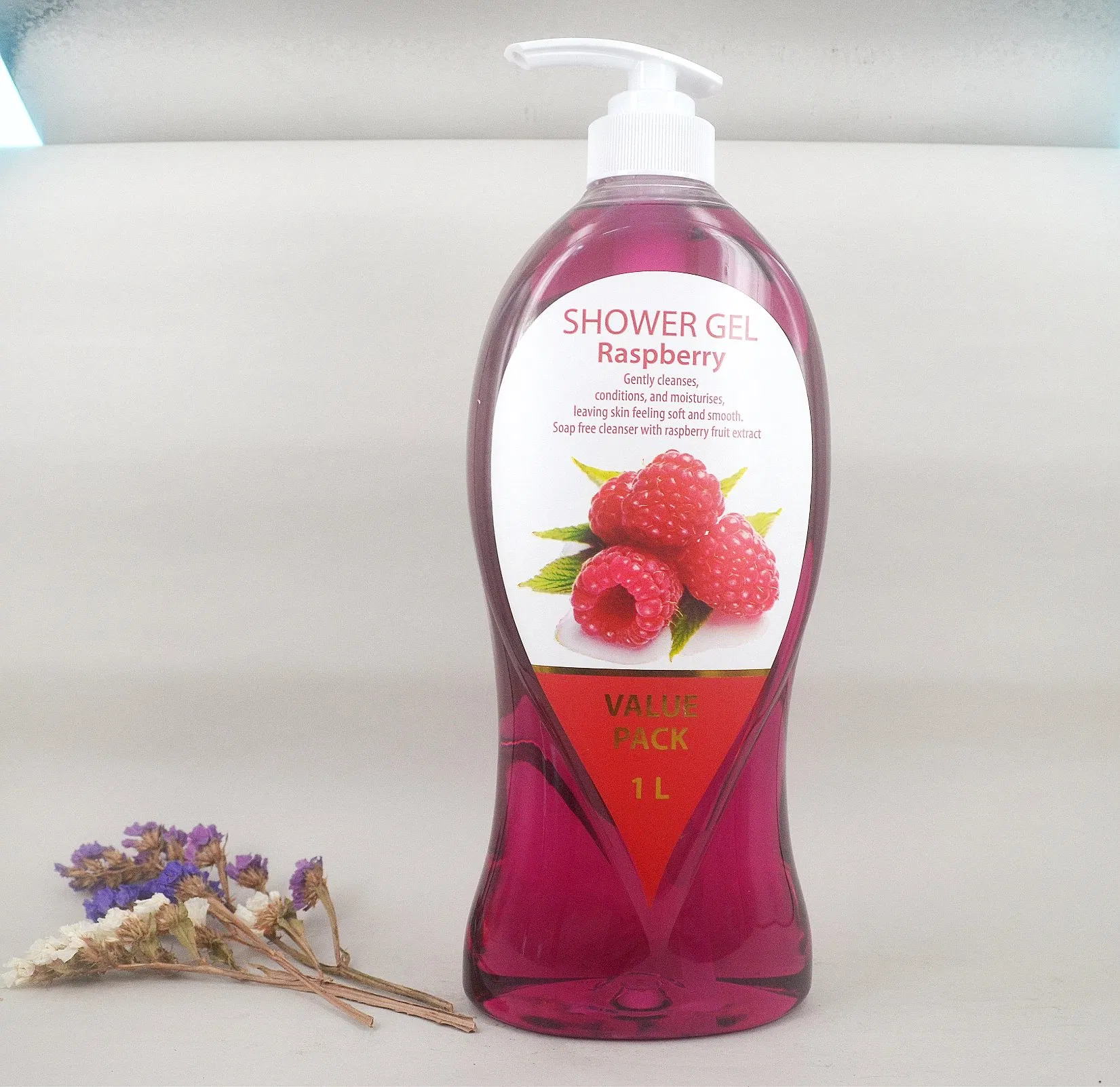 1L Deep Moisture Body Wash/Body Soap Raspberry