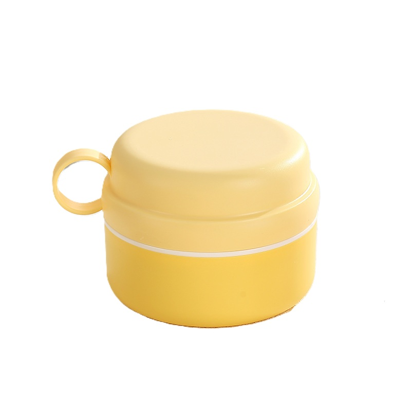 Modern Round Plastic Bento Box for Stylish Lunches