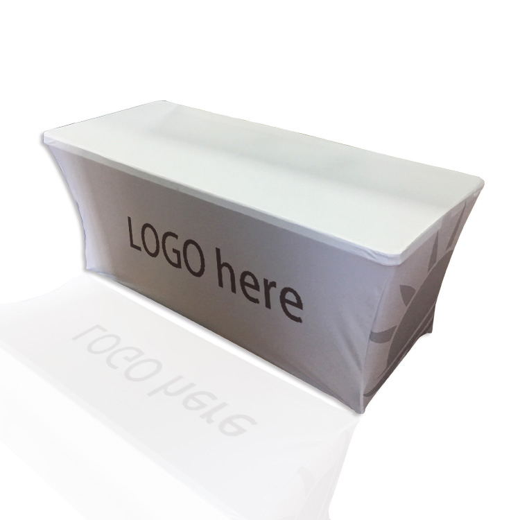 Custom Table Cloth Trade Show Sublimation Printed Logo