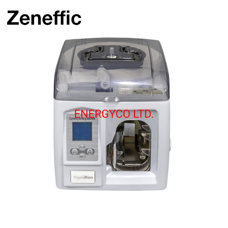 Electronic Banknotes Bundle Machine Portable Money Binder Cash Binding Machine for Bundling Bill Notes and Money