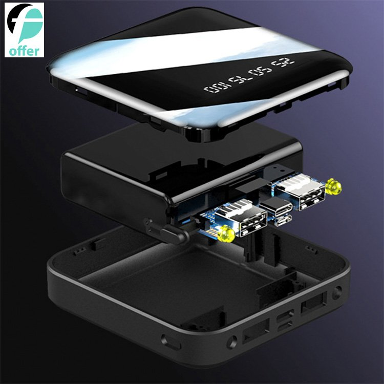 10000m Ah Fashion Wallet Power Bank