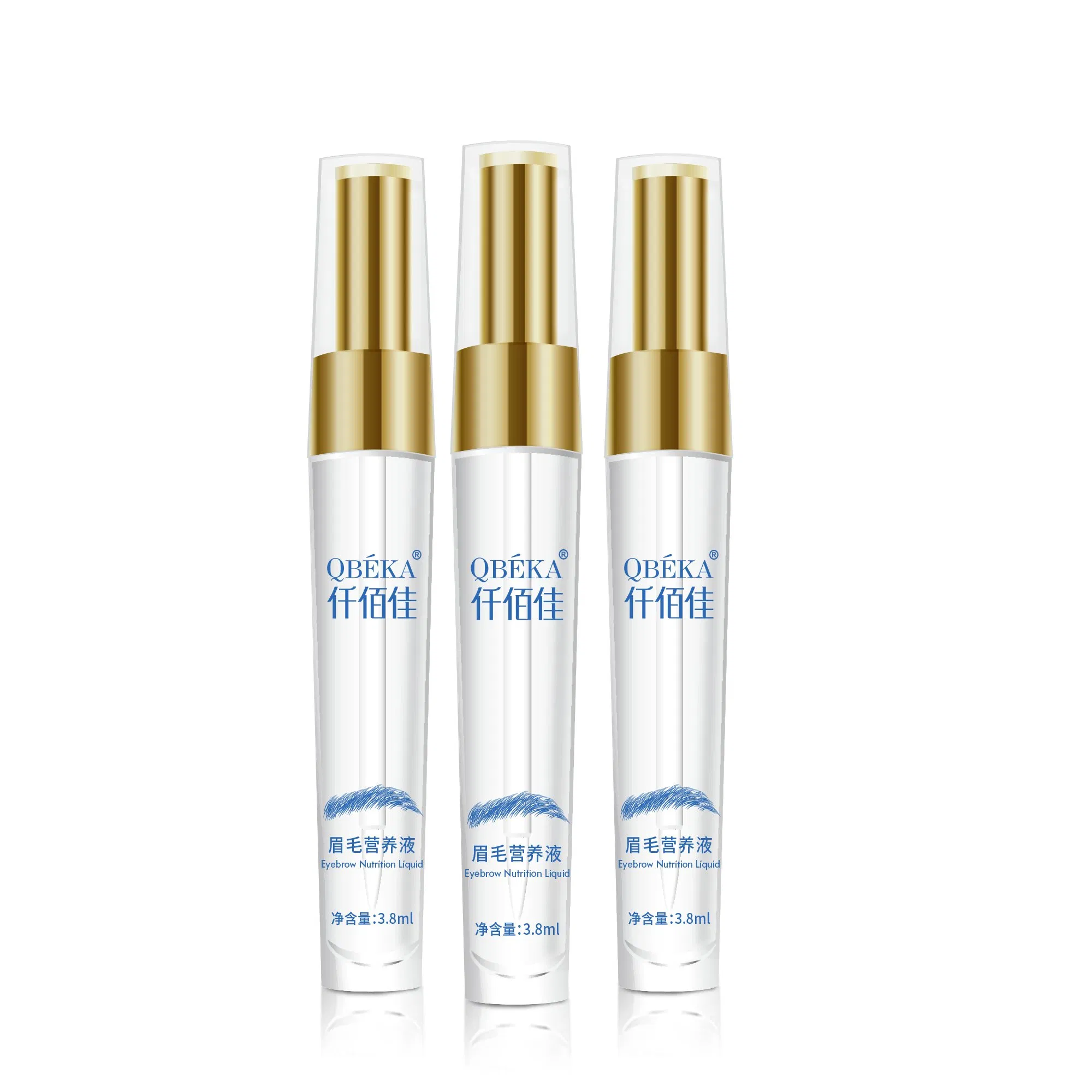 OEM Eyebrow Nutrition Liquid Eyebrow Serum Thicker Eyebrows 3.8ml