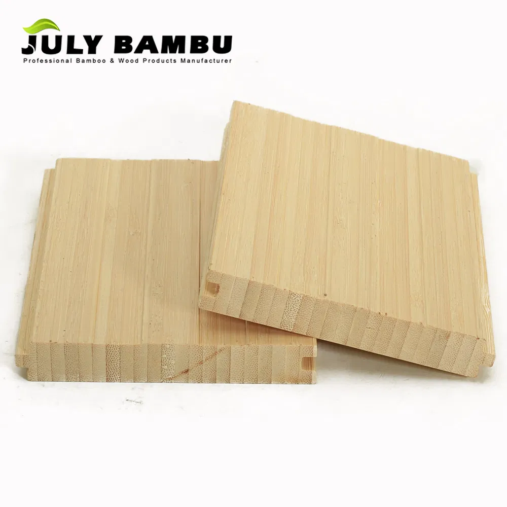 Fsc Certificated Indoor Bamboo Hard Wood Floor, 12mm Natural Vertical Bamboo Deck Floor