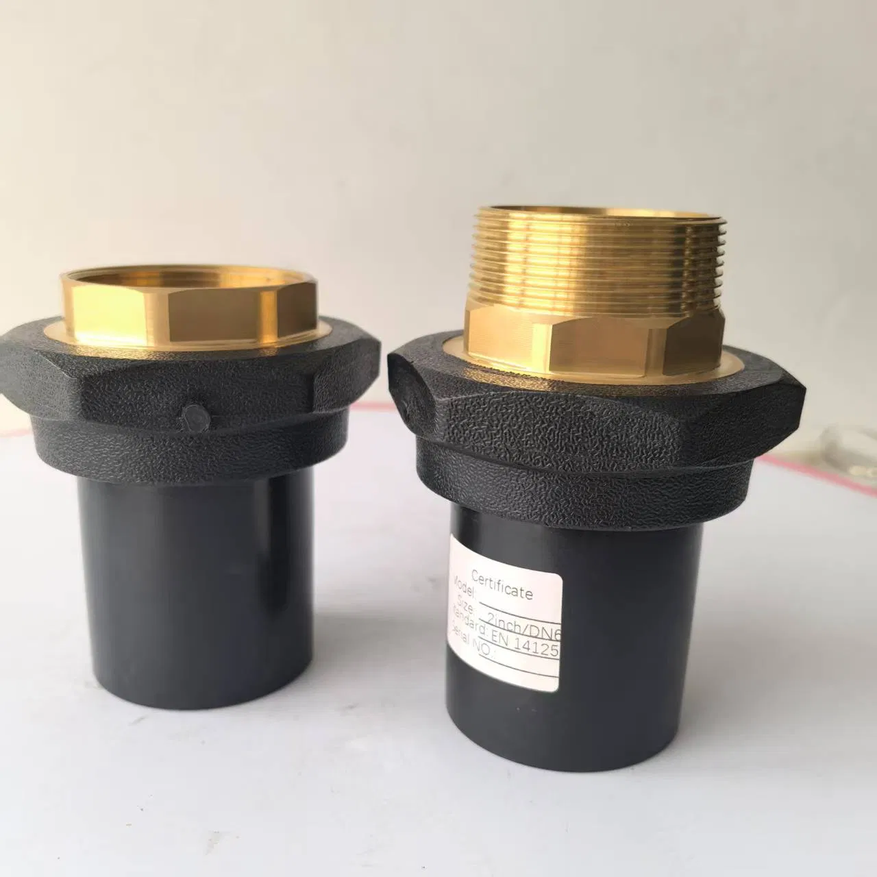 PE Steel Transition Brass Threaded Fittings for Gas and Water Supply