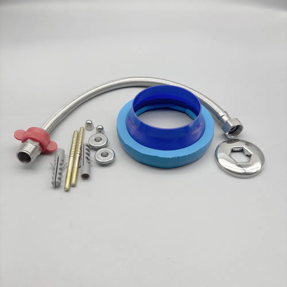 Brazil Construction Sanitary Ware Toilet Fixing Fittings Rubber Gasket with Toilet Hose